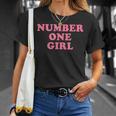 Number One Girl Tシャツ 彼女への贈り物