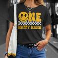 One Happy Nana 1歳の誕生日 グルーヴィースマイル 1歳 男 Tシャツ 彼女への贈り物