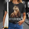 Otter Mom Animals Lover Mama Mother's Day T-Shirt Gifts for Her