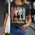 Panda Is Mypirit Animal かわいいパンダヴィンテージパンダ Tシャツ 彼女への贈り物