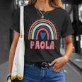 Paola Nombre Personalizado Mito Leyenda Rosa Fiesta De Cumpleaños Camiseta unisex Regalos para ella