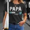 Papa Loading Ciuccio Gravidanza Annuncio Futuro Papà Maglietta Regalos para ella
