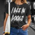 I Pee In Pools 皮肉な皮肉な面白いパーティー駄洒落 Chiling Tシャツ 彼女への贈り物