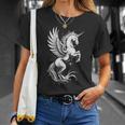 Pegasus ファニーグラフィックtシャツ Tシャツ 彼女への贈り物