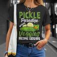 Pickle Paradiese Wherveggie For Pickle Paradiese ピクルスギフトとキュウリ用 Tシャツ 彼女への贈り物
