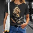 Pinup Girl バイカー オートバイ ライダー ヴィンテージ Tシャツ 彼女への贈り物