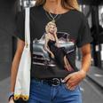 Pinup Girl ビンテージクラシックカー ホットロッド ロカビリー Tシャツ 彼女への贈り物