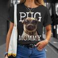 Pug Mommyパグ・マミー パグ・マム 犬のママ 母の日 パグ・ママ Tシャツ 彼女への贈り物