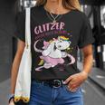 Pummel & Friends Pummelfee Pummeleinhorn Glitzer T-Shirt Geschenke für Sie