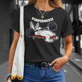 Pumppernickelラビットフィットネスベンチプレスワークアウトファニー Tシャツ 彼女への贈り物