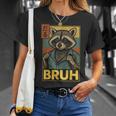 Raccoon Meme Japanese Unisex T-Shirt - Fun for Teens & Adults Gifts for Her