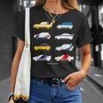 Rally Legends Group B クラシック ラリーカー デザイン Tシャツ 彼女への贈り物