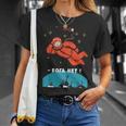 There's No God レトロ 無神論者 ユーリ ガガーリン スペース Tシャツ 彼女への贈り物