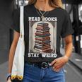 Read Bookstay Weird Bookworm Reading Book Lover Book Tシャツ 彼女への贈り物