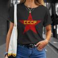Redtar Cccp ソ連共産主義 ロシア・ソ連 Tシャツ 彼女への贈り物