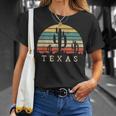 Retro Texas Orgulloso Regalo De Raíces De Texas Para Hombres Camiseta unisex Regalos para ella