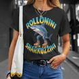 Rolloliniharkuzzini ミームローラーシャーク イタリアンブレインレッド Tシャツ 彼女への贈り物