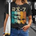 Rx-7 Jdm Japan モータースポーツ エフィニ日本スポーツカー ヴィンテージ Tシャツ 彼女への贈り物