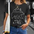 Salvaje Y Libertad Camiseta unisex Regalos para ella