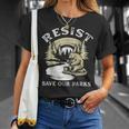 Save Our Parks ビンテージ スモーキー ザ レジスト ベア国立公園 Tシャツ 彼女への贈り物