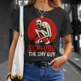 Scp-096 「シャイガイ」ホラーアートデザイン Tシャツ 彼女への贈り物
