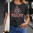 Scp、財団、血で Tシャツ 彼女への贈り物