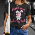 Shake Your Bunny Tail 愛らしいバブルガム Tシャツ 彼女への贈り物