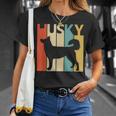 Siberian Husky シベリアン・ハスキー Tシャツ 彼女への贈り物