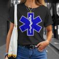 Star Of Life Rod Of Asclepius Emt Ems パラメディック メディック Tシャツ 彼女への贈り物