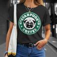 Starpugs コーヒーパグ 犬好き ギフト Tシャツ 彼女への贈り物