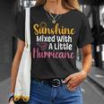 Sunshine Mix With A Little Hurricane 面白い皮肉な引用 Tシャツ 彼女への贈り物