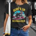 Surf Upchnauzer ファニーグラフィックtシャツ Tシャツ 彼女への贈り物