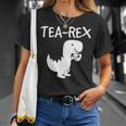 Tea-Rex Dino レジャー ファン クール Tシャツ 彼女への贈り物