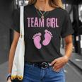 Team Girl Babyhower Bambina Mamma E Papà Gravidanza Attesa Maglietta Regalos para ella