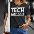 Techupport Tシャツ 彼女への贈り物