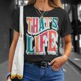 That Is Life Retro Groovyintage Tシャツ 彼女への贈り物