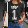 Tommyサポーター番号 1番の大ファン Tシャツ 彼女への贈り物