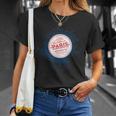 Trendy Parisaint Germain Circle Crest Tシャツ 彼女への贈り物