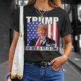Trump The Best Is Yet To Come アメリカの国旗 ドナルド・トランプ Tシャツ 彼女への贈り物