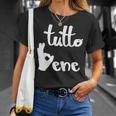 Tutto Bene イタリア語のいいことわざ Okay Good Excellent Tシャツ 彼女への贈り物
