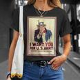 Uncleam I Want You For Us Army ビンテージポスターtシャツ Tシャツ 彼女への贈り物