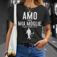 Uomo Io Amo Mia Moglie Detto Divertente Cacciatore Caccia Papà Maglietta Regalos para ella