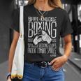 Vintage Bare Knuckle Boxingin Guantes De Boxeo Camiseta unisex Regalos para ella