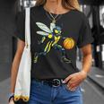 Wasp バスケットボール選手バスケットボール スズメバチ Tシャツ 彼女への贈り物