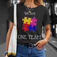 We Are One Team ジグソーパズル付き Tシャツ 彼女への贈り物
