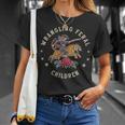Wrangling Feral Children Cowgirl Mom Western Mother T-Shirt Gifts for Her