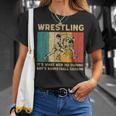 Wrestling It's What Do ビンテージレスリングレスラー Tシャツ 彼女への贈り物