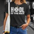 Xrp リップルコイン Hodlはxrp リップルクリプトホドラーです。 Tシャツ 彼女への贈り物
