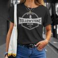 Yellowstone River モンタナフライフィッシング 長袖tシャツ Tシャツ 彼女への贈り物