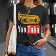 Youtuba おもしろ金管楽器 Tシャツ 彼女への贈り物
